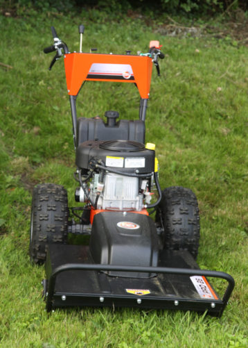 The new mower for the volunteers to use